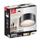 Globe Electric Globe Electric Edinburg 4.02 in. H X 11.03 in. W X 11.03 in. L Black Iron Ceiling Light 60304 - alternate 7